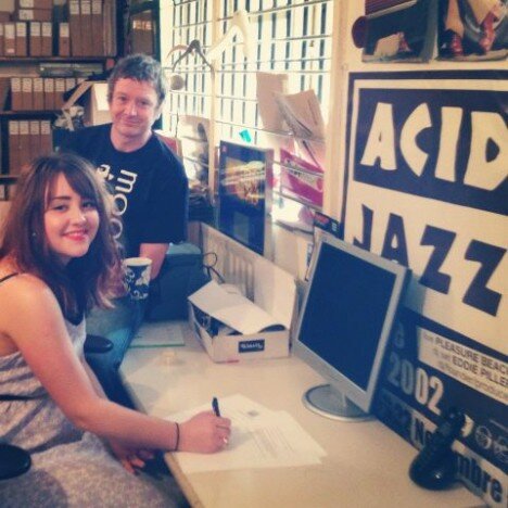 This 19 year old has every reason to smile. Image: Andy Joe Connell/ Acid Jazz Records